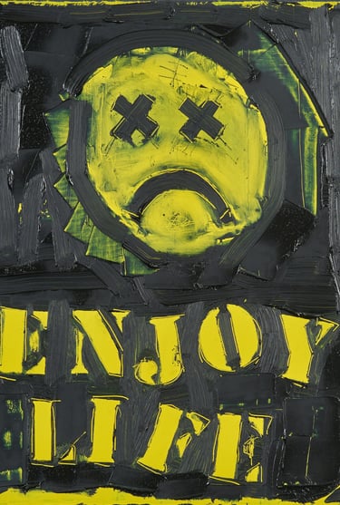 Enjoy Life Oil Painting Artwork by Artist Henk Tieten