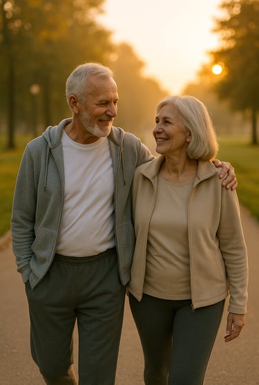 warga emas 60+, kekal sihat, aktif selepas 60, senaman ringan, pernafasan, tidur berkualiti, kesihat