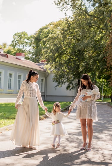 Krikštynų fotosesija