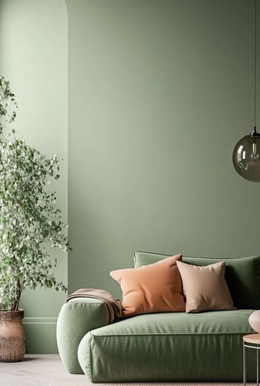 boya uygulaması sonrası modern iç mekan görünümü