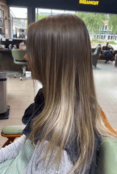 lange Haare einer Frau