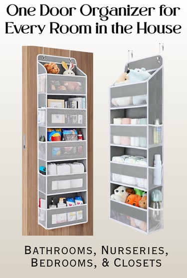 Over The Door Storage Organizer Bedroom Nursery Bathroom