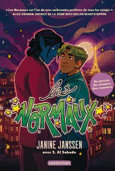 Première de couverture du tome 1 de la BD Les normaux