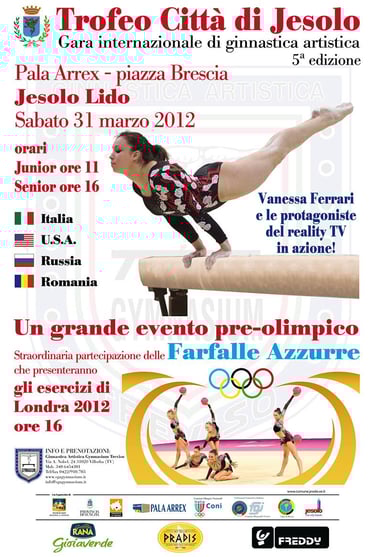 Locandina Trofeo Città di Jesolo 2012