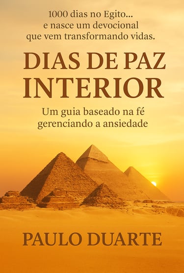 Capa do Devocinal "DIAS DE PAZ INTERIOR".