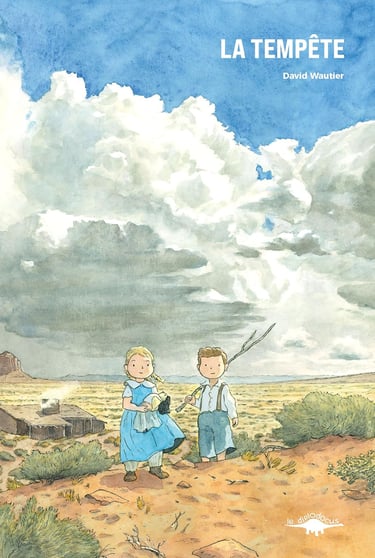Première de couverture de la BD La tempête de David Wautier