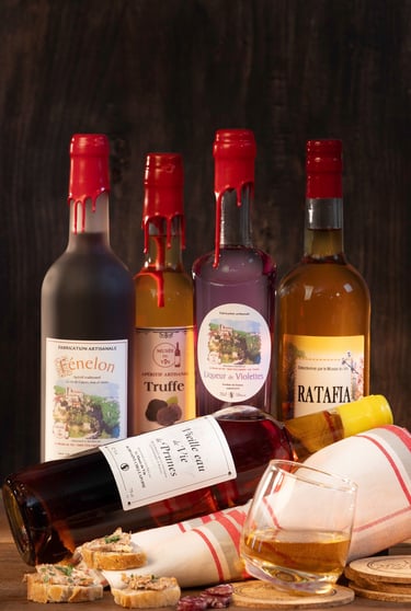 Apéritifs, alcools, digestifs, spiritueux...