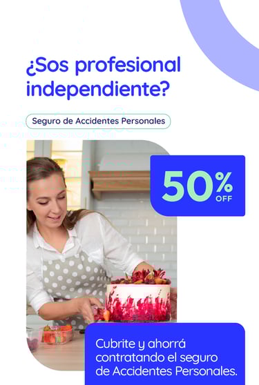 Sos profesional independiente? Seguro de Accidentes Personales