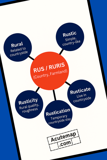 Rus root word chart for SSC UPSC 