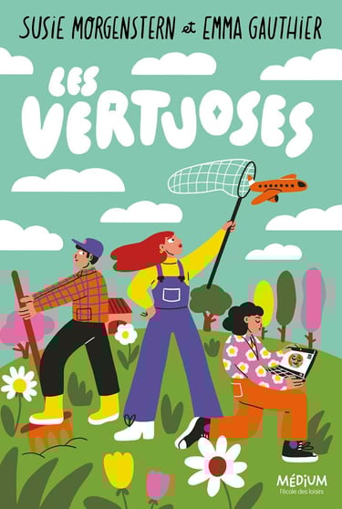 Première de couverture du roman Les vertuoses de Susie Morgenstern et Emma Gauthier