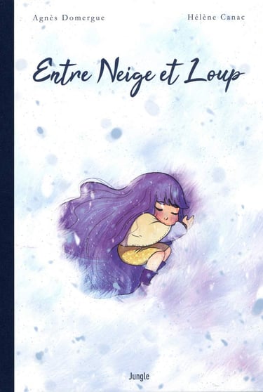 Première de couverture de la BD Entre Neige et Loup
