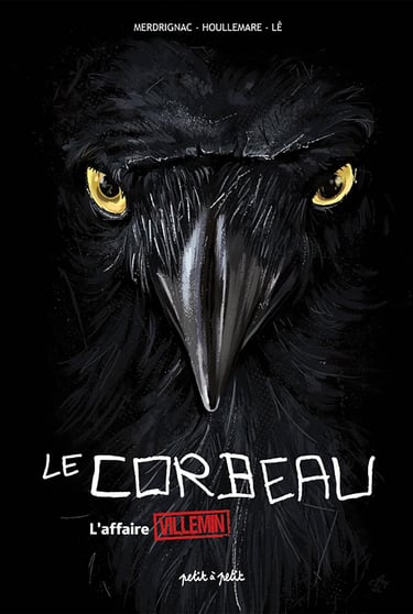 Première de couverture de la BD Le corbeau : L'affaire Grégory Villemin