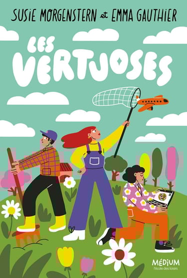 Première de couverture du roman Les vertuoses de Susie Morgenstern et Emma Gauthier
