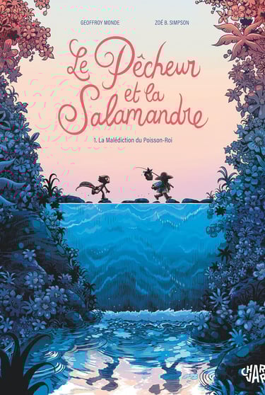 Première de couverture du tome 1 de la BD Le Pêcheur et la Salamandre