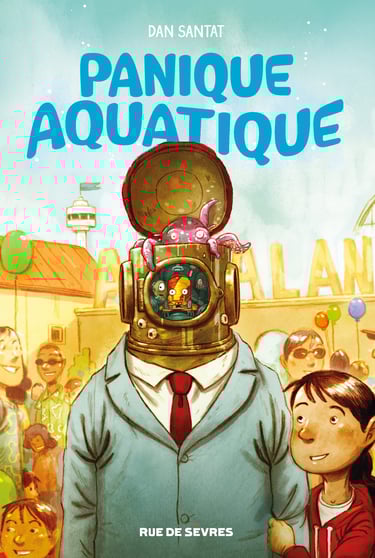 Première de couverture de la BD Panique aquatique de Dan Santat