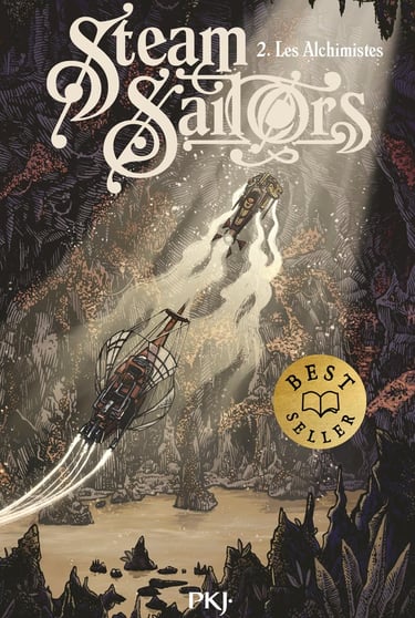 Première de couverture du roman Steam sailors 2