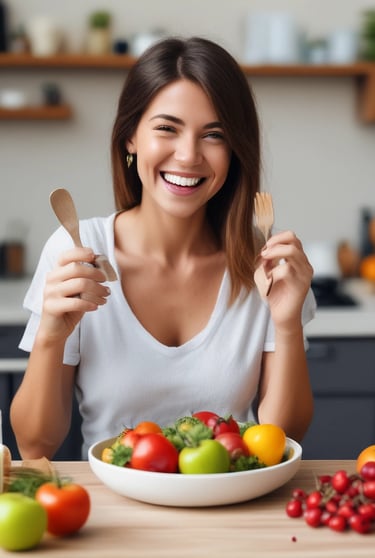 Collection of unique accessories arranged on a clean white background with blue accents