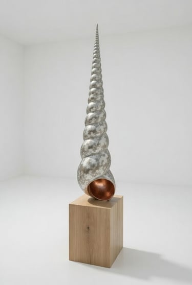 Bronze Sculpture Shell By Mark Richard Hall
