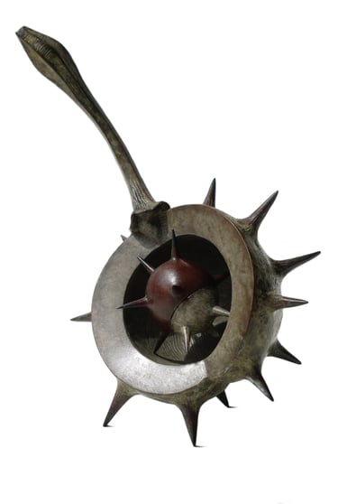 Bronze Miniature Sculpture By Mark Richard Hall