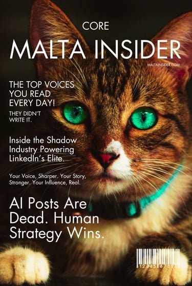 malta insider magazine cover for marketing services