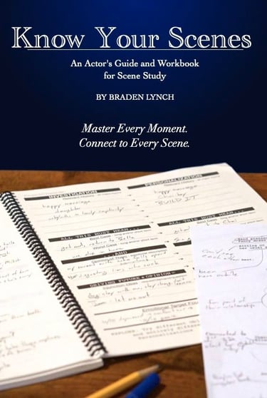 scene study scene analysis breakdown workbook