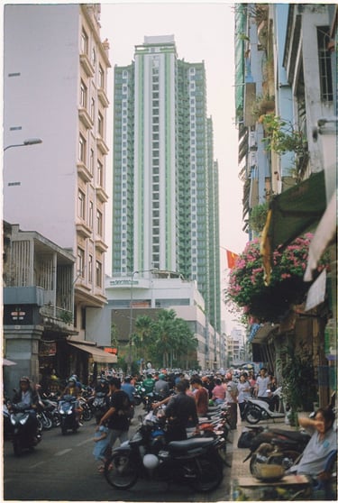 City view in Saigon China town