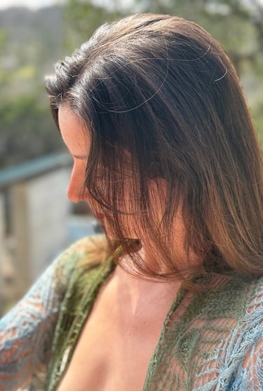 An image of a woman wearing a shawl