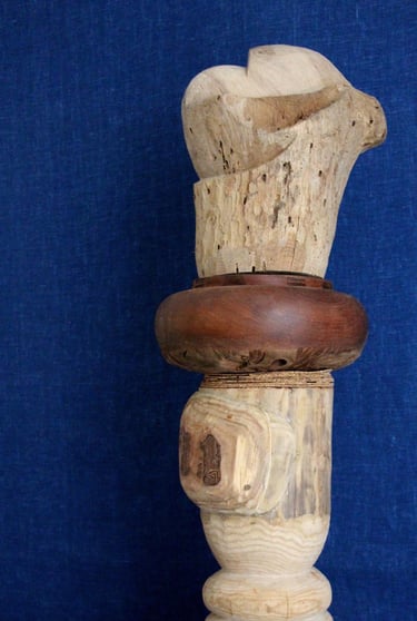 detail sculpture bois