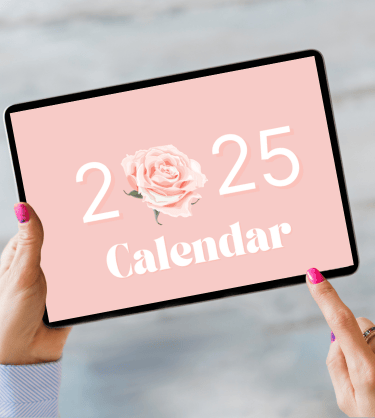 Printable digital Calendar 2025
