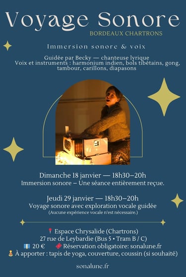 Bordeaux sound bath bain sonore sound healing english