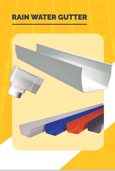 pvc rainwater gutter 