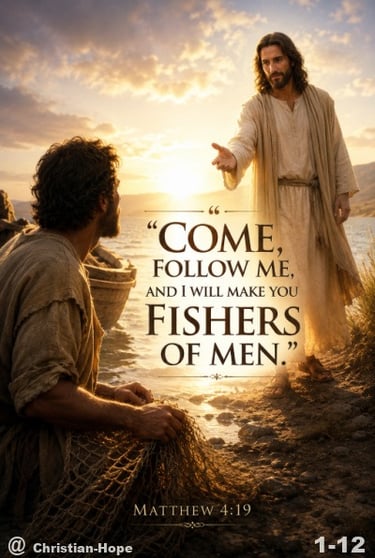 Follow Me Anf I Will Make You Fishers Of Men
