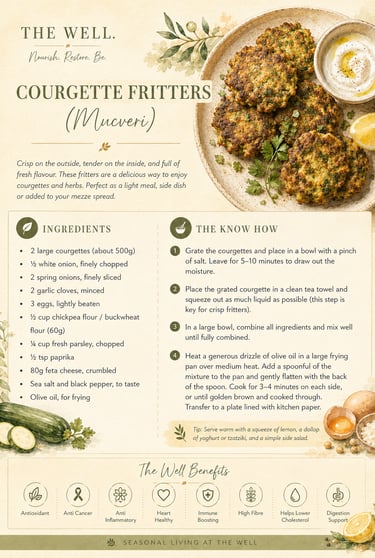 Courgette Fritters recipe