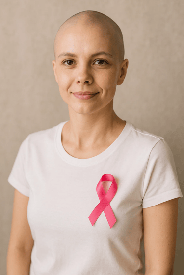 portrait de femme pour la journée mondiale contre le cancer