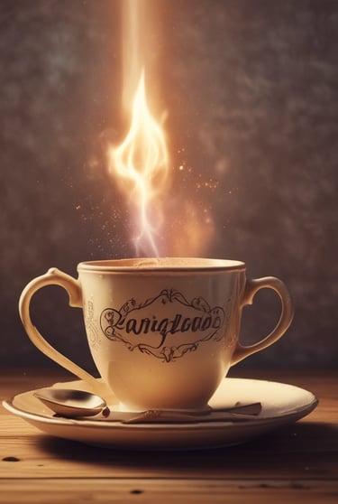 A stack of art-inspired books with a backdrop of famous paintings softly blurred.