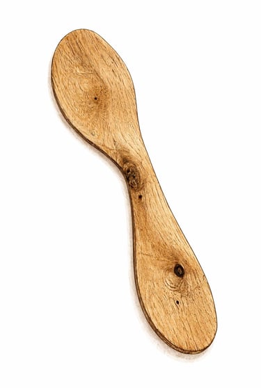 ilustrovaná dřevěná nátěrka z jilmu