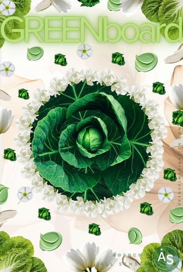 Colorboard inspiré par le thème Gabbage crush des pinterest predicts 2026