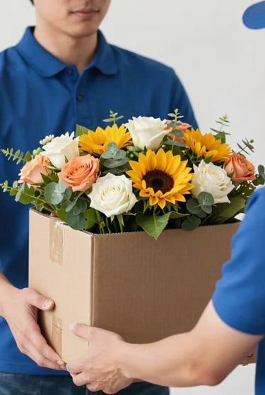 Smiling customer checking out securely on a mobile device