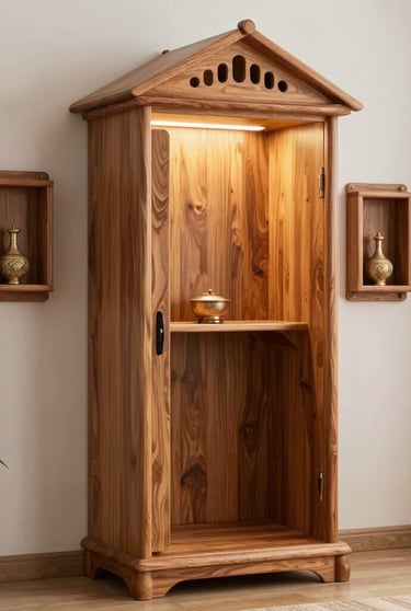 A collection of everyday lifestyle products like soaps, candles, and reusable bags displayed on a wooden counter.