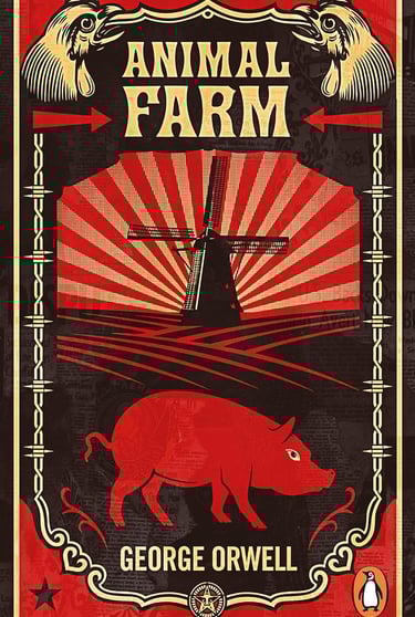 Book Cover of Animal Farm by George Orwell