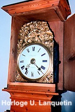 Horloge fabriquée par Ulysse Lanquetin abbaye de La Grâce Dieu à Chaux-les-Passavants (25)