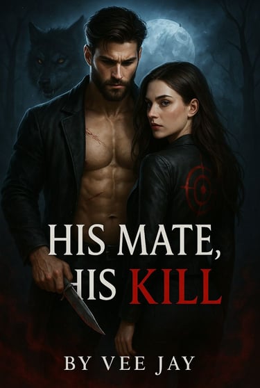 His Mate, His Kill - Werewolf romance novel cover by Vee Jay - VJ & BB Premium Fiction