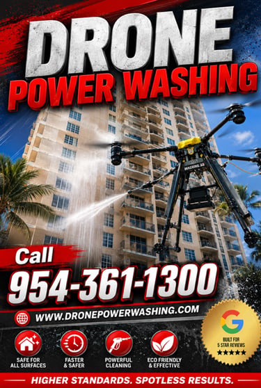 drone power washing fort lauderdale fl