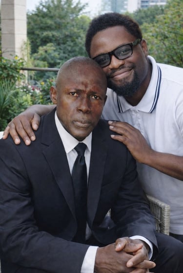 NZE PATRICK ONWUGBORUBA ILECHUKWU (NZE CHIDERA) & HIS GRANDSON MICHAEL CHIKAMSO UCHECHUKWU ILECHUKWU