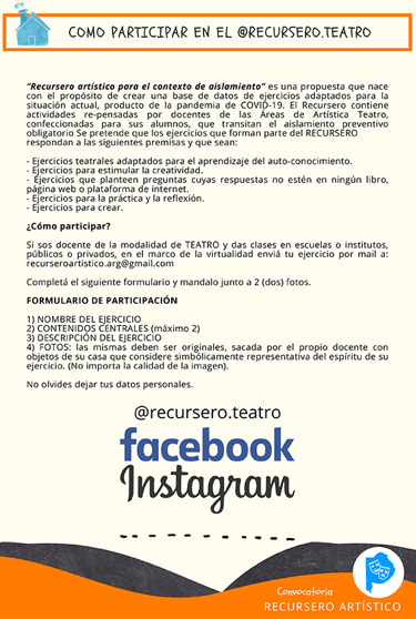 Las convocatorias se socializaban en los mismos cuadernillos. Año 2020