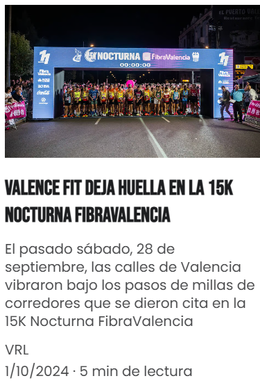 15k nocturna Valencia