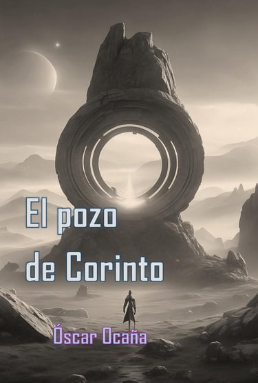 Portada del libro de Fantasía y Terror 'El Pozo de Corinto' de Óscar Ocaña Parrón