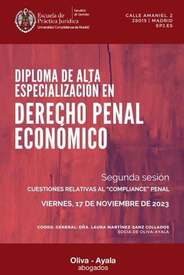 formación Compliance DPE EPJ UCM Jesica Hita
