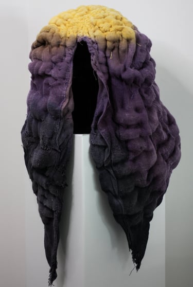 karine-nguyen-van-tham-le temps des regrets-Athos-relique textile d'ermite