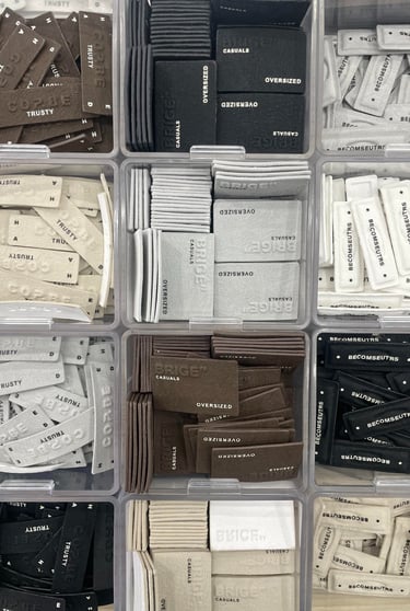 custom labels and hangtags for private label apparel